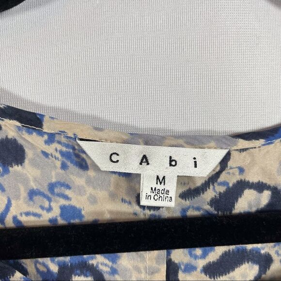 Cabi silk sleeveless cascading ruffle top - Picture 13 of 16